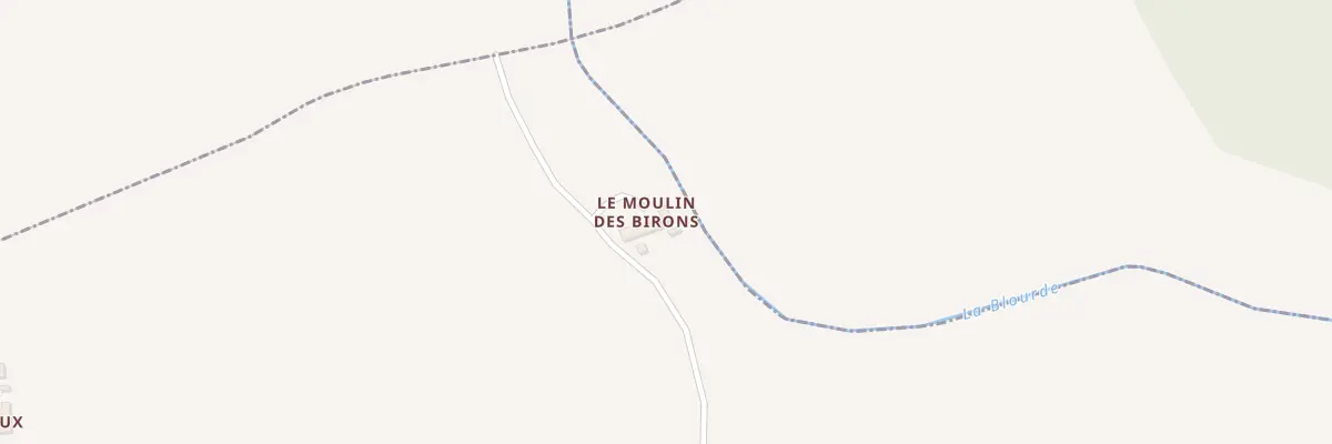 Plan du 5281 Moulin des Birons à Millac