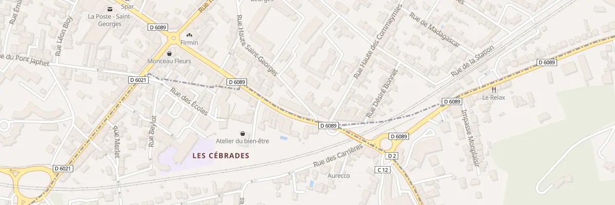 Plan du 11 Rue Haute Saint Georges à Périgueux