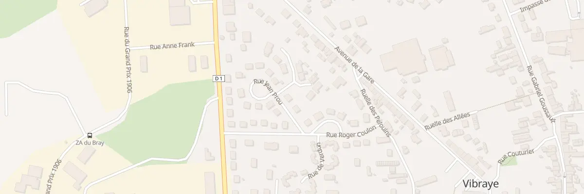 Plan du 4 Rue Jean Prou à Vibraye