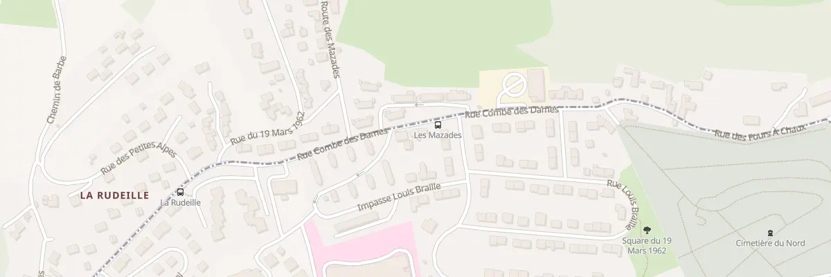 Plan du 246 Rue Combe des Dames à Périgueux