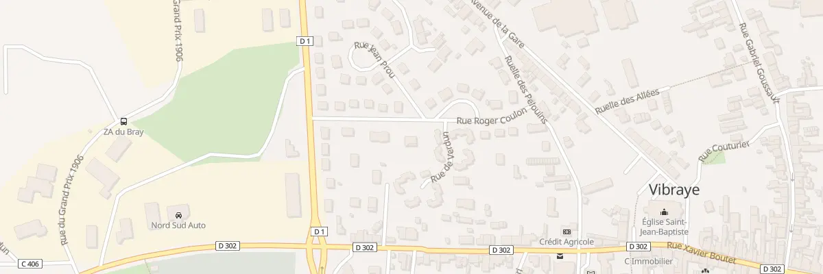 Plan du 7 Rue Roger Coulon à Vibraye