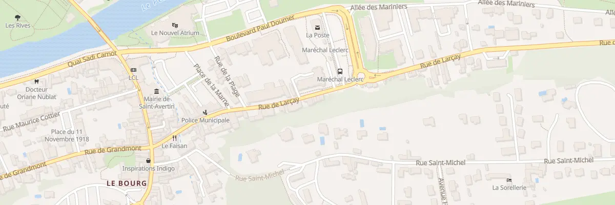 Plan du 39 Rue de Larçay à Saint-Avertin