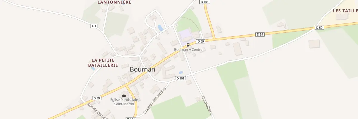 Plan du 7 Rue Principale à Bournan