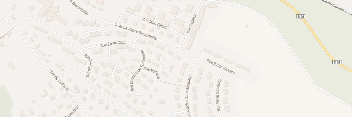 Plan du 5 Rue Voltaire à Brionne
