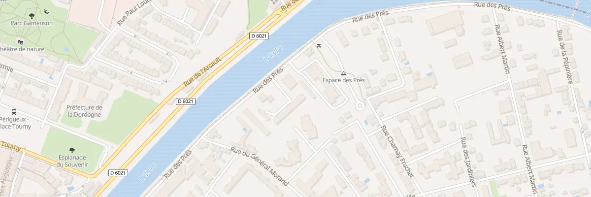 Plan du 30 Rue des Prés à Périgueux