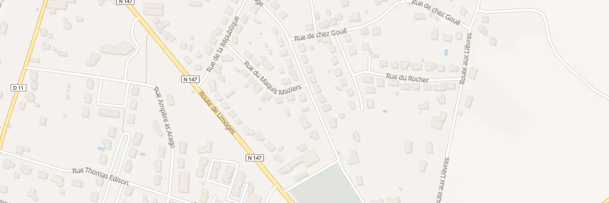 Plan du 28 Rue de la Croix Rouge à Lussac-les-Châteaux