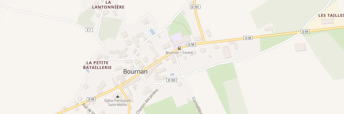 Plan du 9 Rue Principale à Bournan