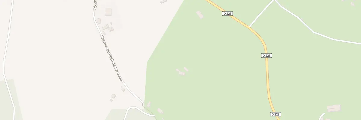 Plan du 2280 Rte de la Vallée de Cambes à Pujols