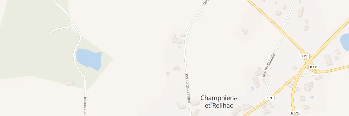Plan du 241 Rte de la Vigne à Champniers-et-Reilhac