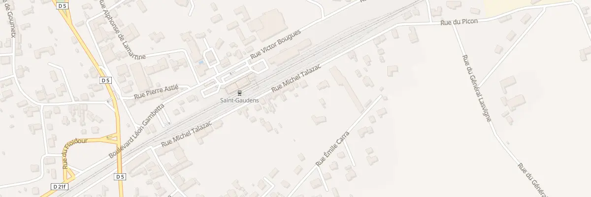 Plan du 34B Rue Michel Talazac à Saint-Gaudens