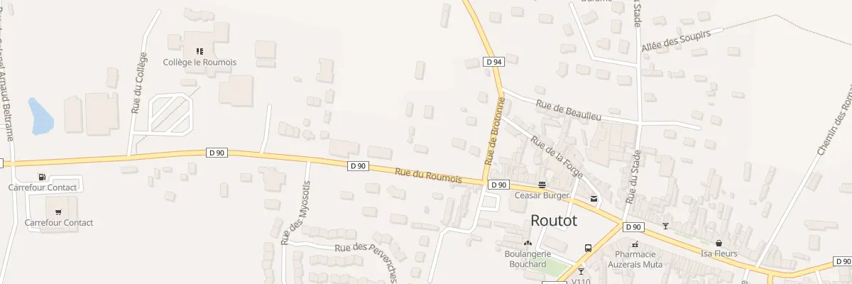 Plan du 36 Rue du Roumois à Routot