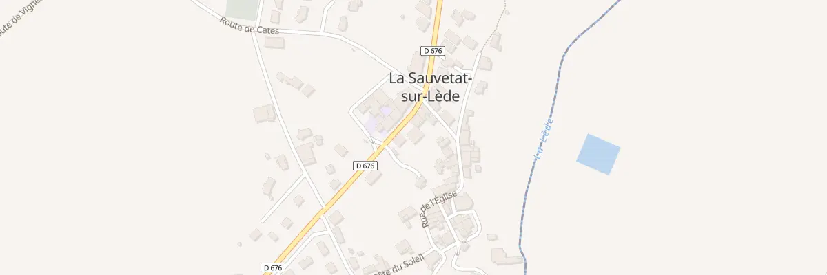 Plan du 23 Rte du 31 Janvier 1852 à La Sauvetat-sur-Lède