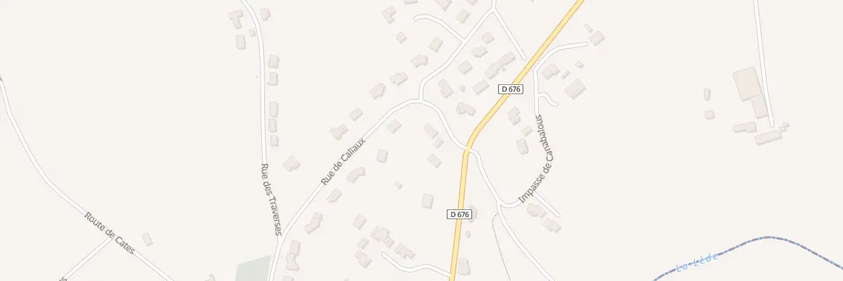 Plan du 3 Rue de Caliaux à La Sauvetat-sur-Lède