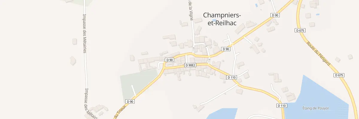 Plan du 405 Rte du Trieux à Champniers-et-Reilhac