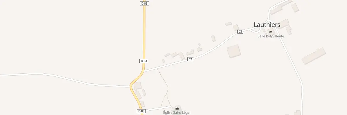 Plan du 5027 Le Bourg à Lauthiers