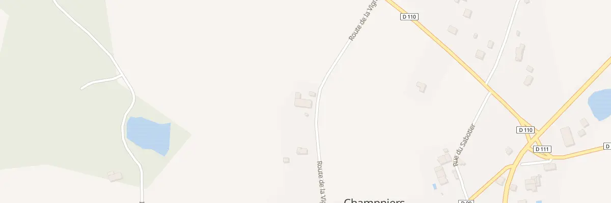Plan du 261 Rte de la Vigne à Champniers-et-Reilhac