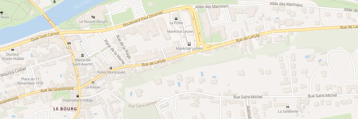 Plan du 45 Rue de Larçay à Saint-Avertin