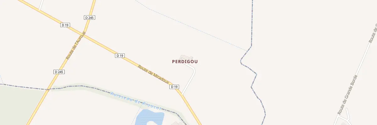 Plan du 5111 Perdigou à Gimbrède