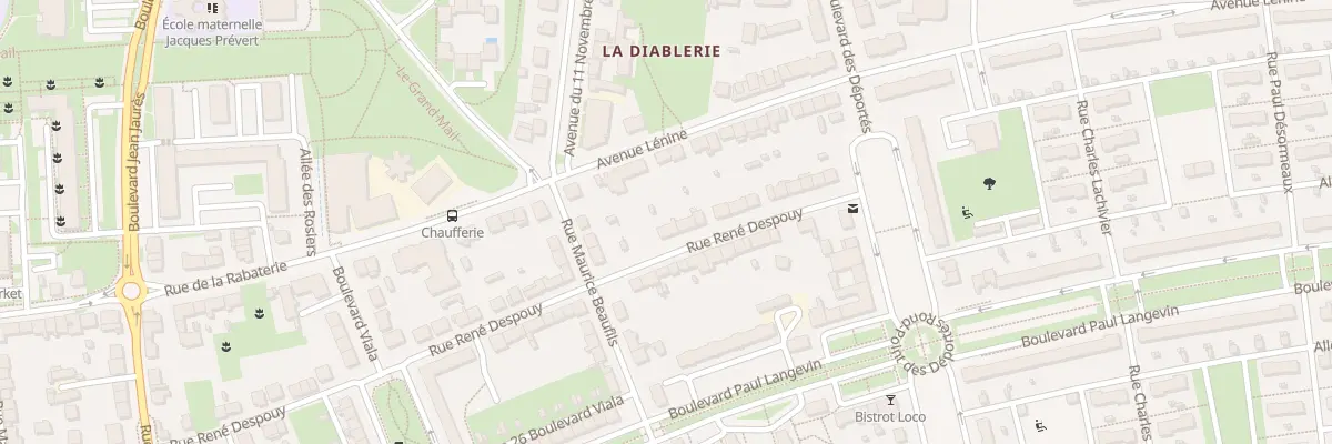 Plan du 72 Rue René Despouy à Saint-Pierre-des-Corps