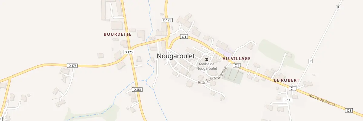 Plan du 5033 Au Village à Nougaroulet
