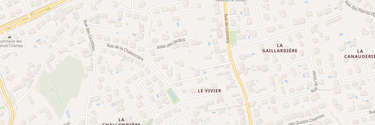 Plan du 18 Rue de la Chalonnière à Saint-Avertin