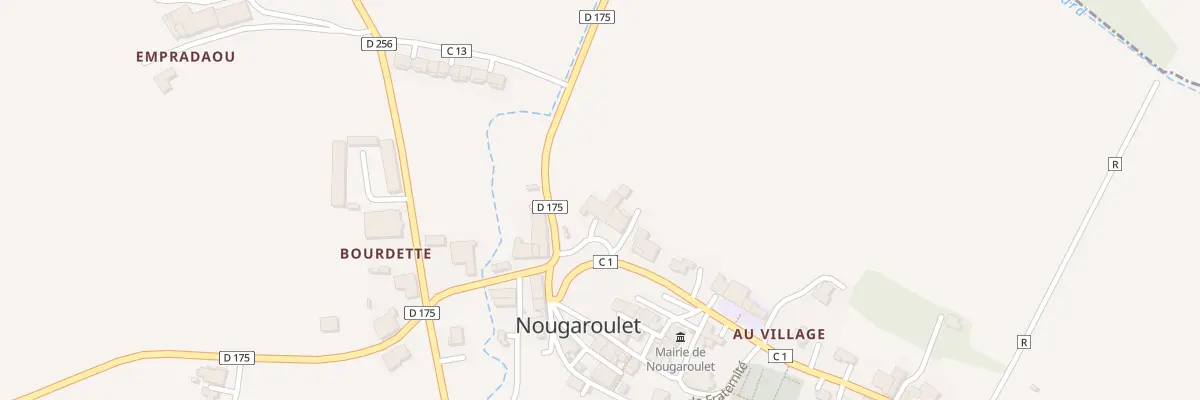 Plan du 5008 Au Village à Nougaroulet