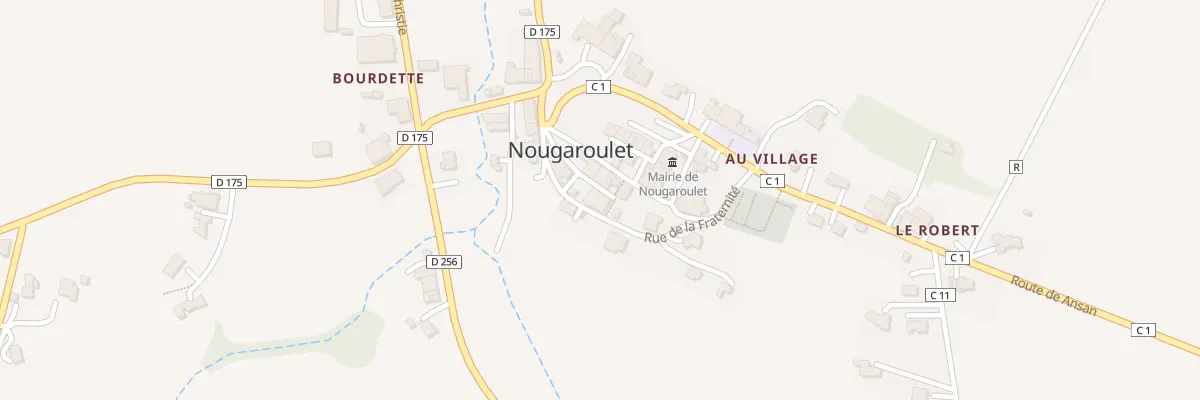 Plan du 5035 Au Village à Nougaroulet