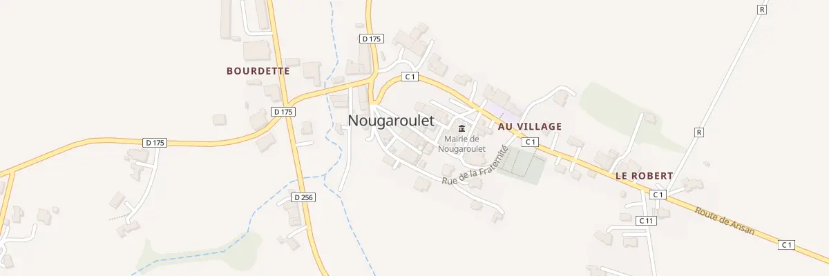 Plan du 5032 Au Village à Nougaroulet