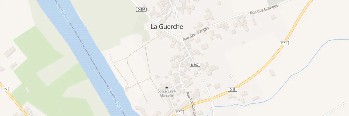 Plan du 8 Rue du Château à La Guerche