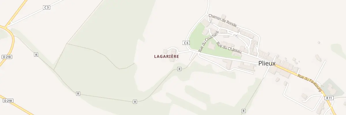 Plan du 5041 A Lagariere à Plieux