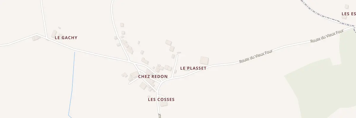 Plan du 5077 Chez Redon à Abzac
