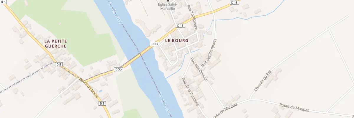 Plan du 5 Rue des Innocents à La Guerche
