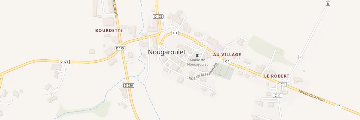 Plan du 5031 Au Village à Nougaroulet