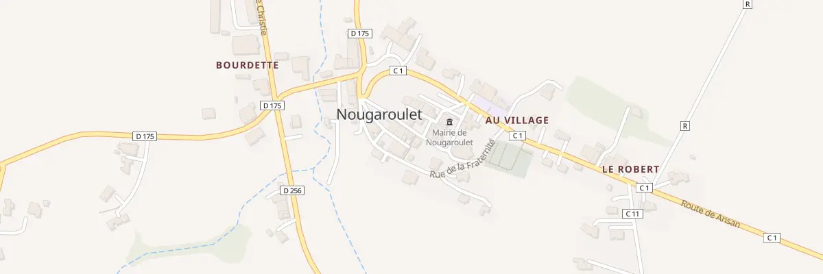 Plan du 5030 Au Village à Nougaroulet