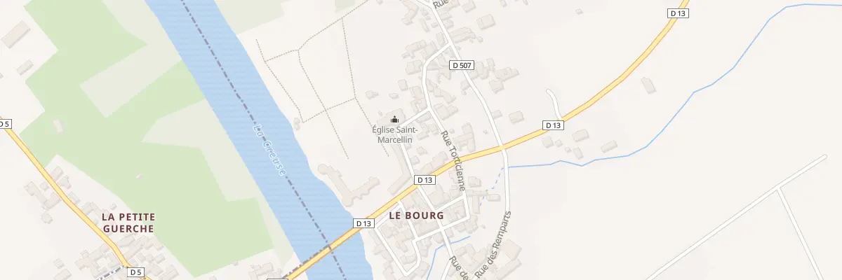 Plan du 25 Rue du Château à La Guerche