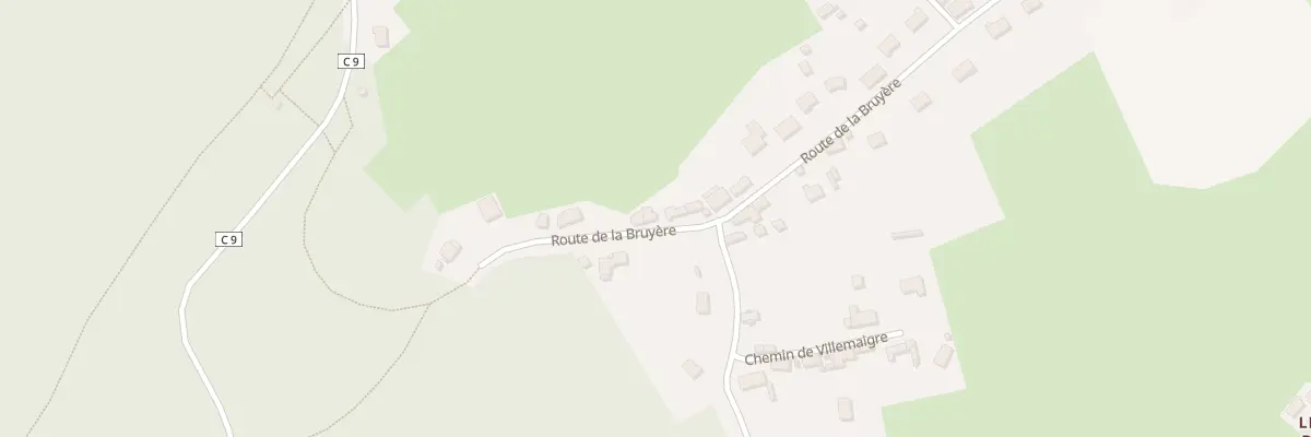 Plan du 42 Rte de la Bruyère à Vibraye