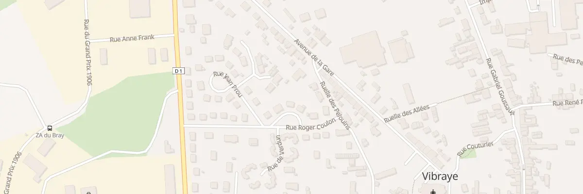 Plan du 8 Rue Roger Coulon à Vibraye