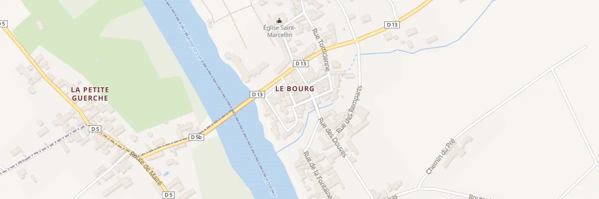 Plan du 1 Rue St Pierre à La Guerche