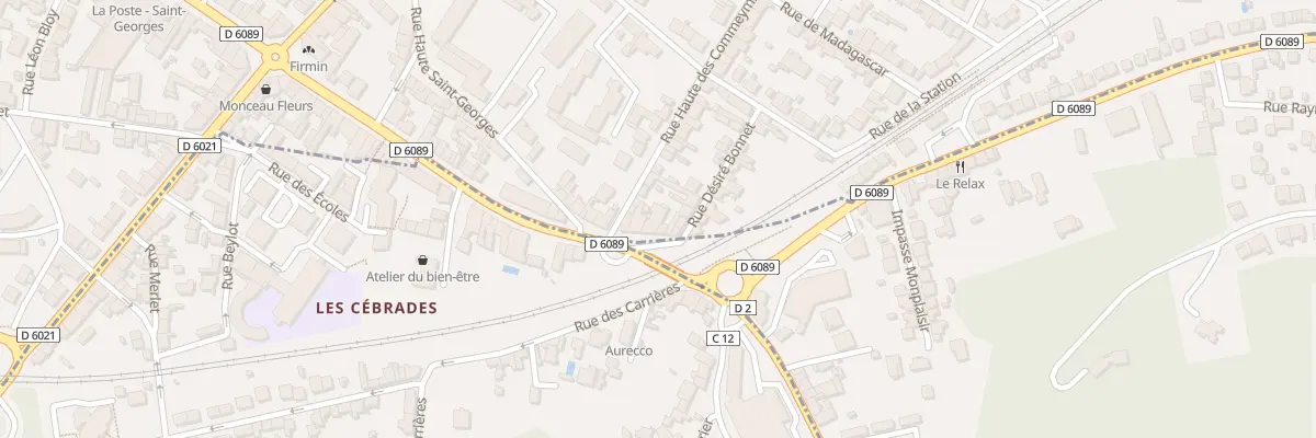 Plan du 83 Crs Saint Georges à Périgueux
