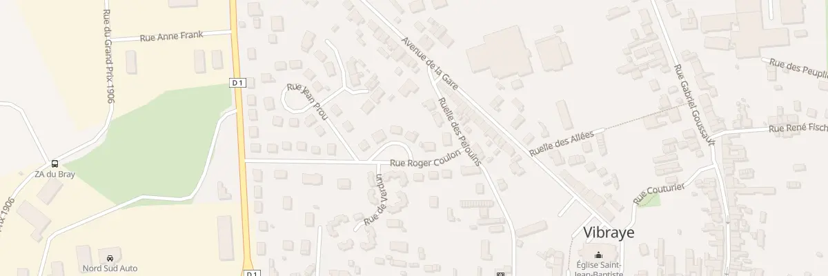 Plan du 6 Rue Roger Coulon à Vibraye