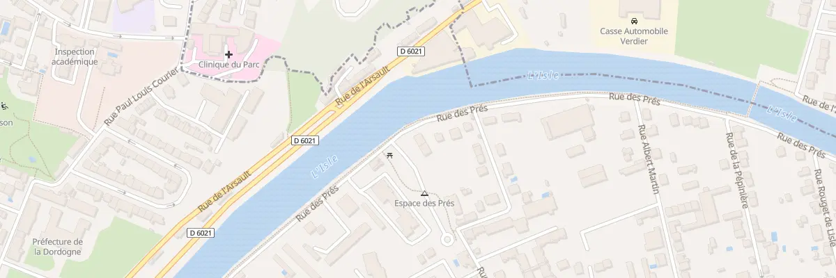 Plan du 41 Rue des Prés à Périgueux