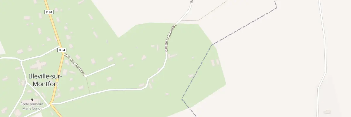 Plan du 24 Rue de la Jubiniere à Illeville-sur-Montfort