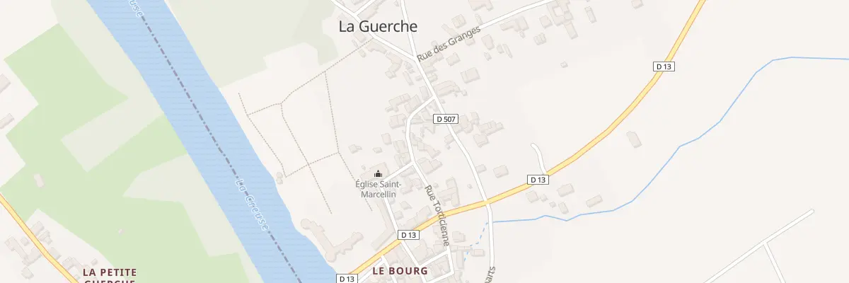 Plan du 13 Rue du Château à La Guerche