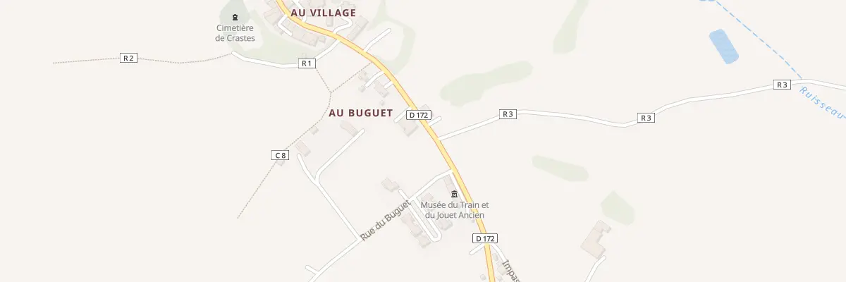Plan du 5013 A la Bourdette à Crastes