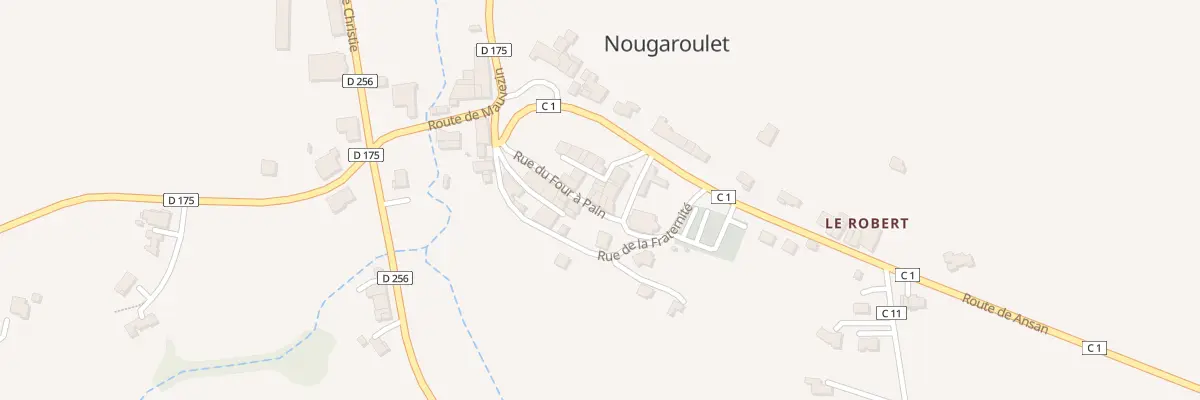 Plan du 5022 Au Village à Nougaroulet