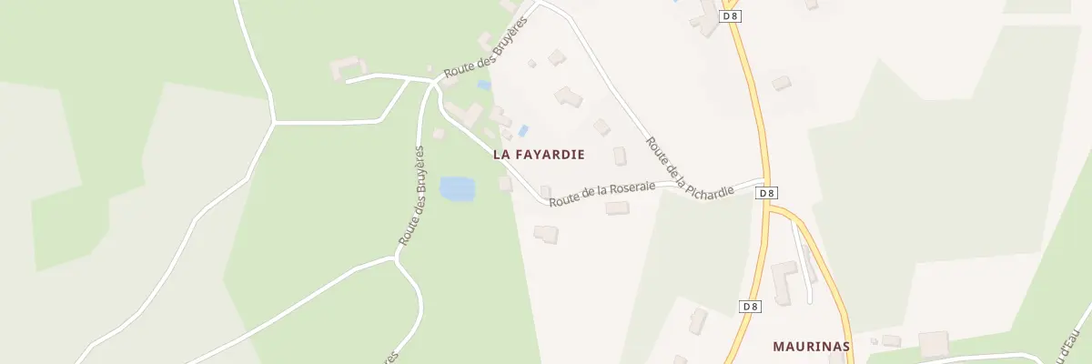 Plan du 136 Rte de la Roseraie à Église-Neuve-de-Vergt