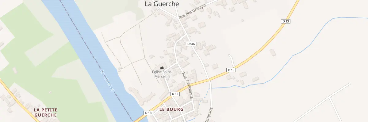 Plan du 17 Rue du Château à La Guerche