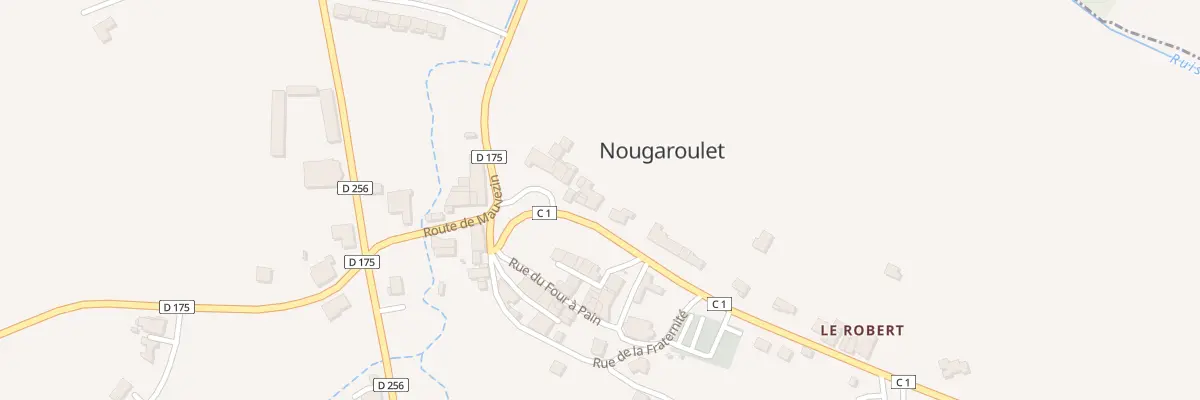 Plan du 5012 Au Village à Nougaroulet