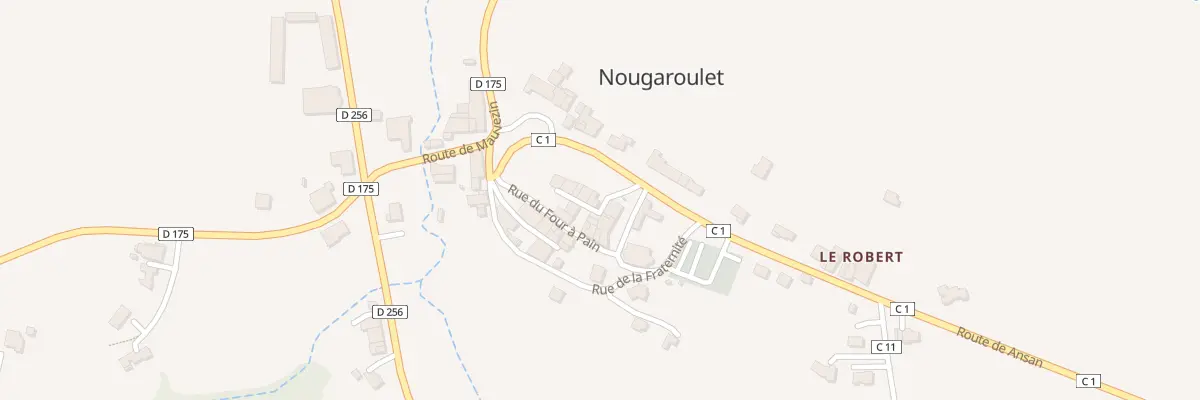 Plan du 5023 Au Village à Nougaroulet