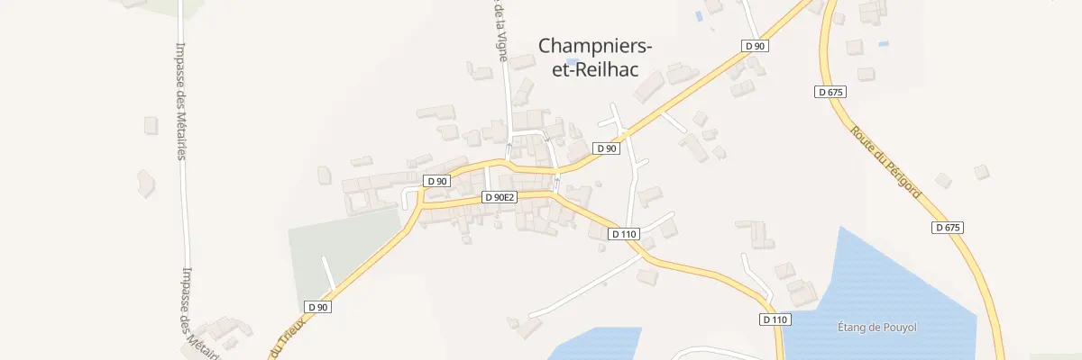 Plan du 335 Rte du Trieux à Champniers-et-Reilhac